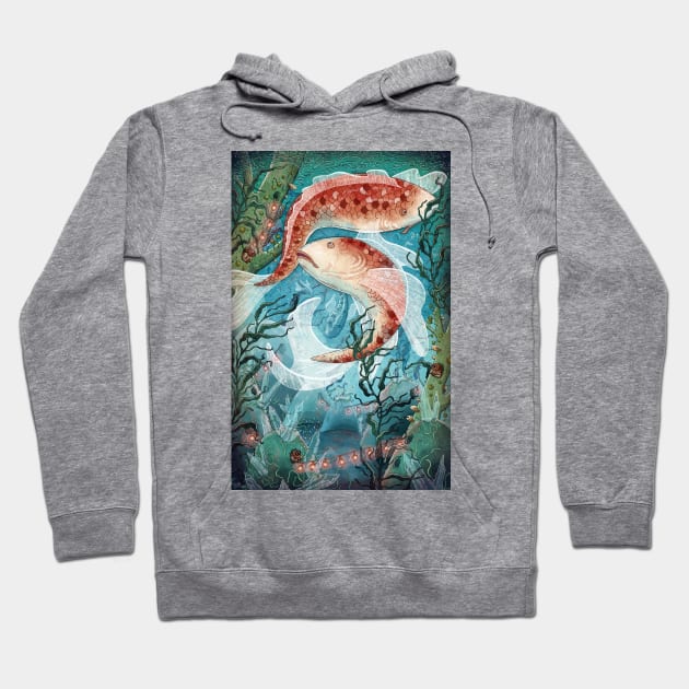 River Ramblers: Print Version Hoodie by TaylorRoseMakesArt